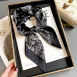 100% Real Silk Scarf New Natural Shawl Wraps Women Ladies Fashion Scarves Foulard Bandana Square Headband Hijab Pashmina - Image 7