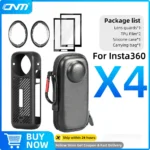 Accessories Set for Insta360 X3 X4 X5 Lens Guard Screen Protector Storage Bag Silicone Case Lens Cap Protective Frame Insta 360 - Image 8