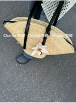 Straw Woven Handbags For Women Handmade Travel Seaside Beach Bag Summer New Handle Bucket Bag Shopping Tote Bag Basket Bolsa - Image 5