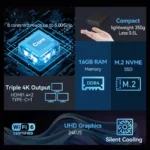 Mini PC Windows 11 Intel Core i9 10980HK Core i3 6100U Desktop Computer 16GB 32GB DDR4 1TB2TB SSD Office Portable PC Gamer 4K HD - Image 12
