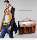 New Fashion Retro Women backpacks Shoulder Bag Female Handbags Leather Laptop Bags Business Computer Briefcase Schoolbags - Image 18