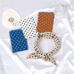 Floral Polka Dot Square Scarf Cotton Scarves Headband Headscarf Decoration Women Flower Kerchief Neckerchief Head Wrap Bandanas - Image 4