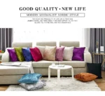 pillow, Velvet covered with 60x60 cm super soft pillow, used for sofa throwing, shining decoration, living room pillow - Image 22
