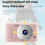 4k Digital Camera IPS HD 50MP CCD Camera 2.4" Autofocus Vlogging Student Camcorder 8X Dual Cam and LED Flash Video Photo Filming - Image 4