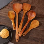 Kitchenware set: cooking spatula, pot spatula, wooden spatula, spoon, stir-frying spoon, pot spatula, soup spoon, kitchen tool - Image 3