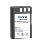 2400mAh EN EL9 EN EL9A EN-EL9 EL9A ENEL9 Batteries + LED Charger MH-23 for Nikon D40 D40X D60 D3000 D5000 Digital Camera battery - Image 9
