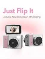 2.4K Digital Camera for Photography and Video,  Vlogging Camera with 180° Flip Screen, Retro Portable Selfie Camera, Compact - Image 8