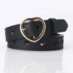 Women's belts Pin buckle belts spring and summer new women's versatile with trouser belts hollow heart shape - Image 5