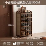 Shoes Organizers Narrow Corridor Shoe Rack Space Saving Storage Shelf Shoe Rack Luxury Designs Sturdy Home Furniture Accessories - Image 7