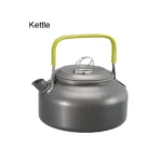 Outdoor camping cookware set aluminum non stick pot portable outdoor tableware cookware cooking pot bowl hiking BBQ picnic - Image 8