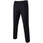 Men's Casual Dress Pants Stretch Comfortable Office Black Slim Suit Pants Business - Image 10