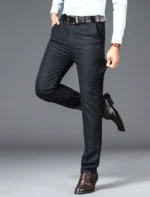 New Business Casual Suit Pants Men Solid High Waist Straight Office Formal Trousers Mens Classic Style Suit Long Pants Plus Size - Image 9