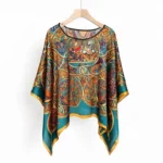 110*110cm Fashion Scarves Women Pullover scarf Shawl Print Silk Satin Hijab Female Bandana Luxury Brand Square Ladies bandanna - Image 15