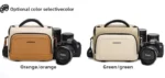 Camera bags, outdoor travel camera shoulder bags, waterproof, camera bags with detachable partitions and shoulder straps - Image 13