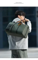 Large-Capacity Travel Bag, Dry-Wet Separation Gym Bag, Business Water-Resistant Shoulder Bag, Trendy Sports Bag, Fashionable Crossbody Bag, Unisex Storage Bag - Image 29