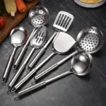 Kitchen Cookware Cooking Utensils Stainless Steel Shovel Soup Spoon Turner Utensils Dinnerware Cooking Tool Kitchen Gadgets - Image 25