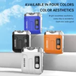 Mini Electric Smart Shaver Household Car Shaver Digital Display Dual Blade Rechargeable Shaver Powerful Beard Trimmer Tool - Image 5