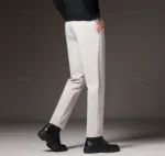 New Men‘s Suit Pants Slim Business Office Elastic Waist Black Grey Classic Pant Korean Trousers Male Plus Size 27-38 40 42 - Image 22