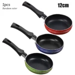 12cm/14cm/16cm Mini Frying Pan Non-Stick Steel Frypan Pot Saucepan For Cookware Kitchen Cookware Fry Eggs Tools Frying Pan - Image 8