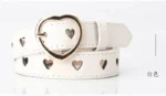 Women's belts Pin buckle belts spring and summer new women's versatile with trouser belts hollow heart shape - Image 15