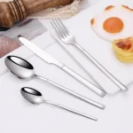 4/6/16/24 Pieces Cutlery Set Stainless Steel Thin Tableware Mirror Elegant Knife Fork Spoon Western Dinner Set Sliverware - Image 3