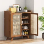Shoe cabinet, shoe rack  household, simple indoor storage artifact, space-saving entry, and dust-proof dormitory. - Image 5