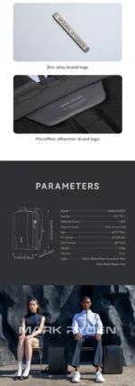 Mark Ryden ABS Customised Laptop Bags Password Lock Anti-theft Outdoor Travel Cycling Motorcycle Bags - Image 8