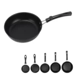 Frying Pan Skillet Light Smoke Frying Pan Professional Prevents Stick High Capacity Easy To Clean Heat Resistant for Home - Image 15