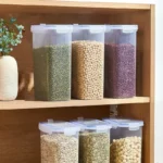 Food Storage Containers with Lids Stackable Treat Box Containers for Kitchen Pantry Organization Containers for Rice Dispenser - Image 3