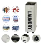 Laundry Baskets With Wheels Fitness Tool Storage Basket Foldable Yoga Mat Organizer Household Toy Clothing Storage Basket New - Image 17