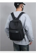 Backpack Simple New Style College Style Small Backpack Travel Lightweight Korean Version Junior High School Double Shoulder Bags - Image 24