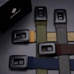 Men Belts Automatic Buckle Tactical Belt Women Fashion Canvas Belts Male Outdoor Fashion Designs Military Belts for Women - Image 3