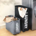 Laundry Basket With Wheels Large Capacity Yoga Mat Storage Basket Multifunctional Foldable Waterproof Dirty Clothes Storage Bag - Image 16