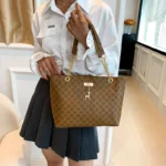 New Presbyopia Handbag Texture Soft Leather Large Capacity Tote Women Bag With Hanging Accessories Shoulder Bag - Image 20