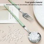 Kitchen Accessories Reusable With Box Tableware Portable Stainless Steel Spoon Fork Chopsticks Set Dinnerware Cutlery Set - Image 17