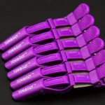 6pcs Black Matte Hair Sectioning Clip Clamp Hair Grip Hairdressing Salon Tool - Image 4