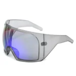 Oversized Sunglasses Men Wrap Anti Wind Personal Large Shades Futuristic Fashion Future Shield Uv400 Cycling Motorcycle - Image 14