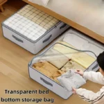 XL Multi-Layer Under-Bed Storage Bags, Durable Non-Woven Organizers for Seasonal Clothes & Bedding, Foldable Portable Containers - Image 7