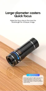 20x Mobile Phone External Telephoto Lens Kit Portable Design With Lens Clip HD External Zoom Camera Lens For Concert Shooting ﻿ - Image 12