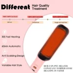 Hair Straightener Brush Electric Hot Comb Hair Straightener Hair Brushes Comb Hot Heating Comb Multifunction Hair Straightener - Image 6