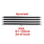 4pcs/set Elastic Bed Sheet Strip Fastener Bed Sheet Grippers Belt Adjustable Mattress Cover Blankets Holder Bed Sheet Set - Image 10