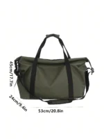 Handheld travel bag, large capacity sports and fitness bag, lightweight storage luggage bag, one shoulder crossbody travel bag - Image 11