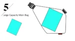 Chest Bags Crossobdy Bags for Men Waterproof Male Multifunction Cross Body Messenger Bag Single Shoulder Grey Fanny Pack Sac - Image 18