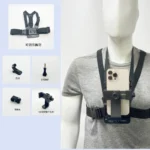 First-person camera accessories Sports camera chest shooting strap live outdoor cycling mobile phone stand - Image 7