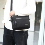 Fashion Men Crossbody Bag Single Shoulder Bags Big Capacity Storage Bag Multi-Pockets Business Crossbody Bags for Work Traveling - Image 3