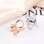 Fashion Scarves Buckle Women Brooches High-Grade Scarfs Buckles Steel Ring Scarf Clip Metal Brooch Clothes Corner Knotted Button - Image 4