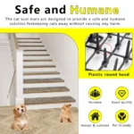 Scat Mat for Cats with Spikes Cat Repellent Dog Digging Deterrent Pad for Indoor Outdoor Sofa Garden Flowerbeds Garden Supplies - Image 4