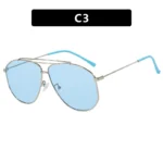 Toad Shaped Sunglasses 2025 Large Frame Fashion Trendy Sunglasses Metal UV400 Sunglasses - Image 9