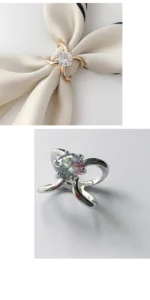 A Scarf Clasp Choice Many Styles Scarf Helper Fashion Scarves Buckle Scarf Ring 1PCS - Image 54