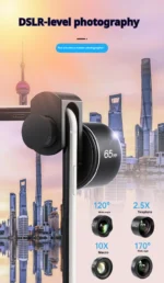4-In-1 Phone Lens Kit Wide Angle, Macro, Fisheye & Telephoto Hd No-Distortion for All Smartphones - Image 6
